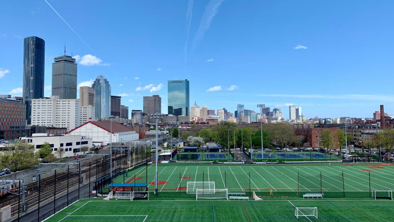 Northeastern University Soccer Field.